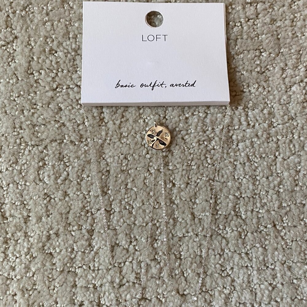 NWT Loft Silver Necklace